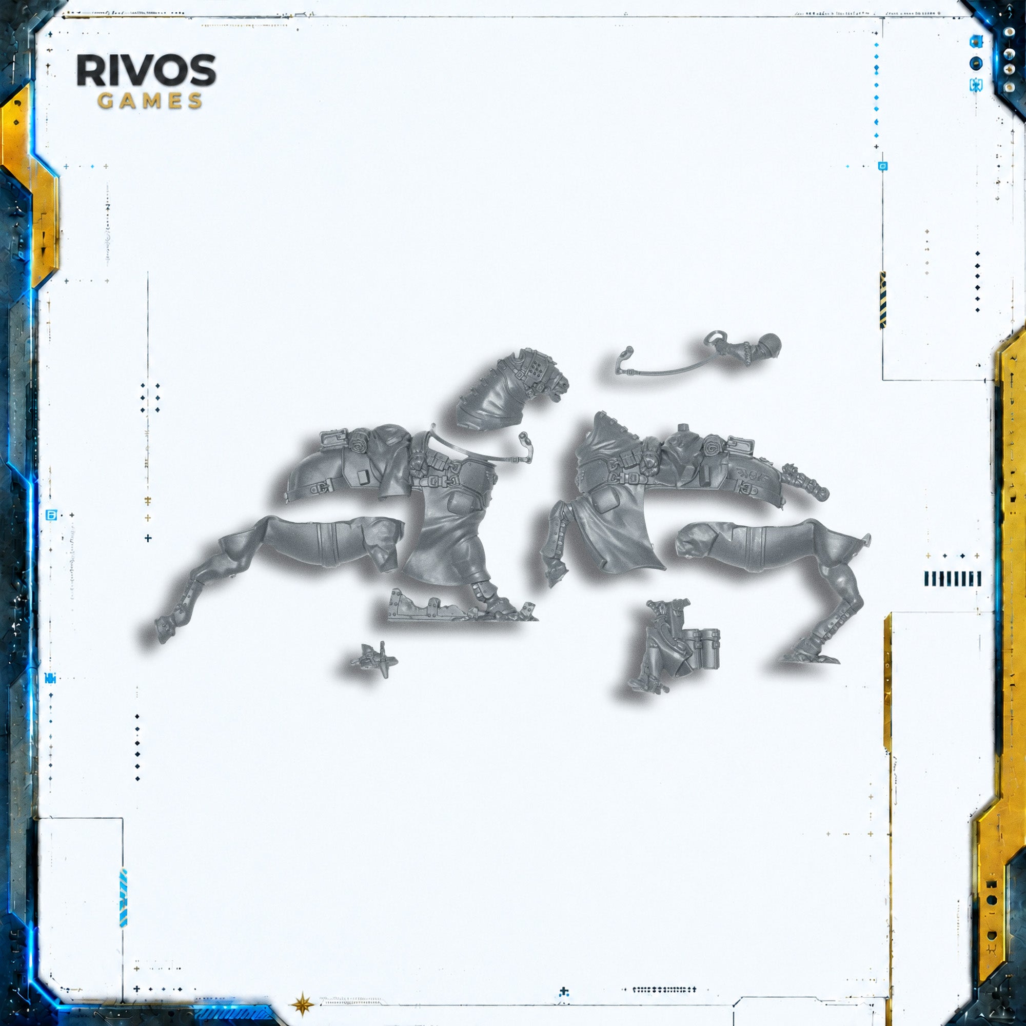 Warhammer 40K Astra Militarum Attilan Rough Riders Horse A - Bits (Bitz)