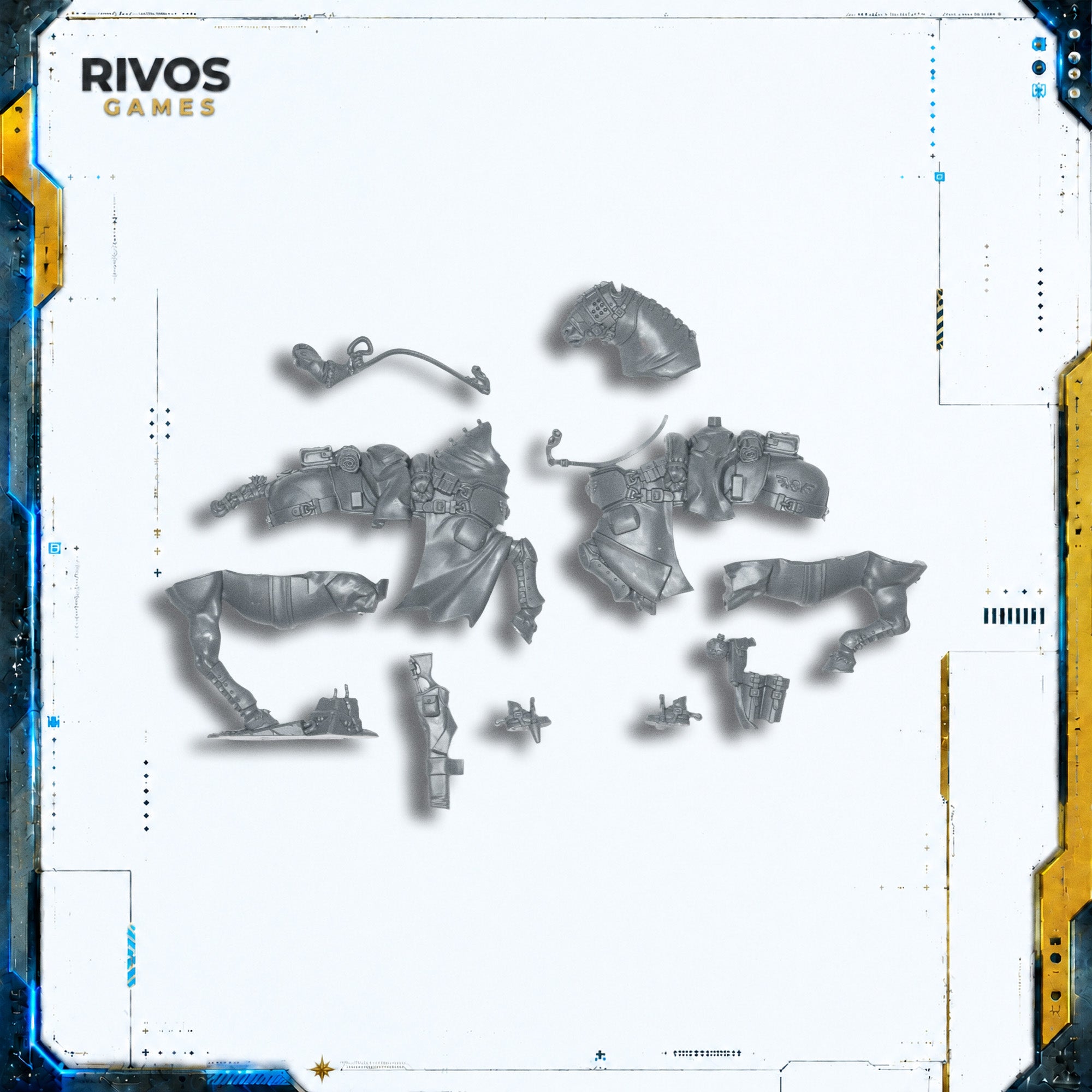 Warhammer 40K Astra Militarum Attilan Rough Riders Horse D - Bits (Bitz)