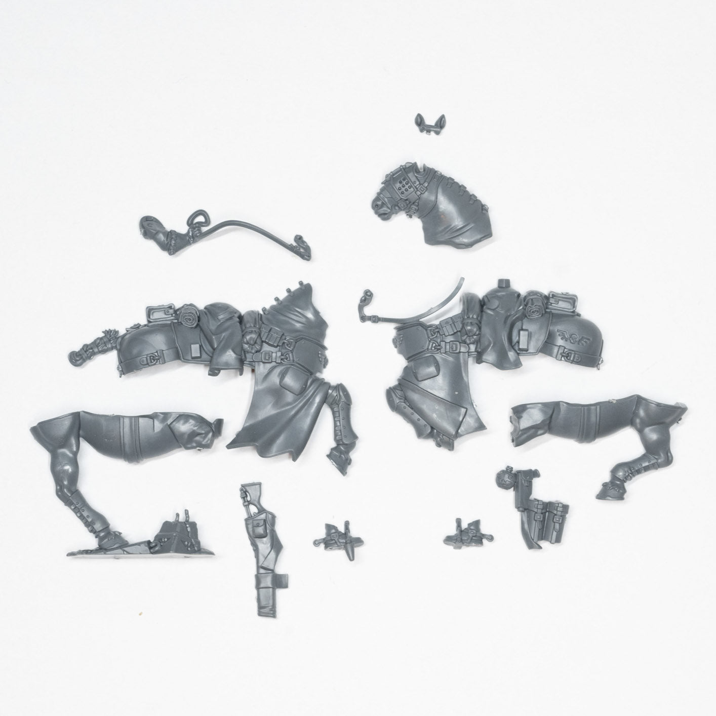 Astra Militarum Attilan Rough Riders Horse D - Astra Militarum - Kitbash Bit