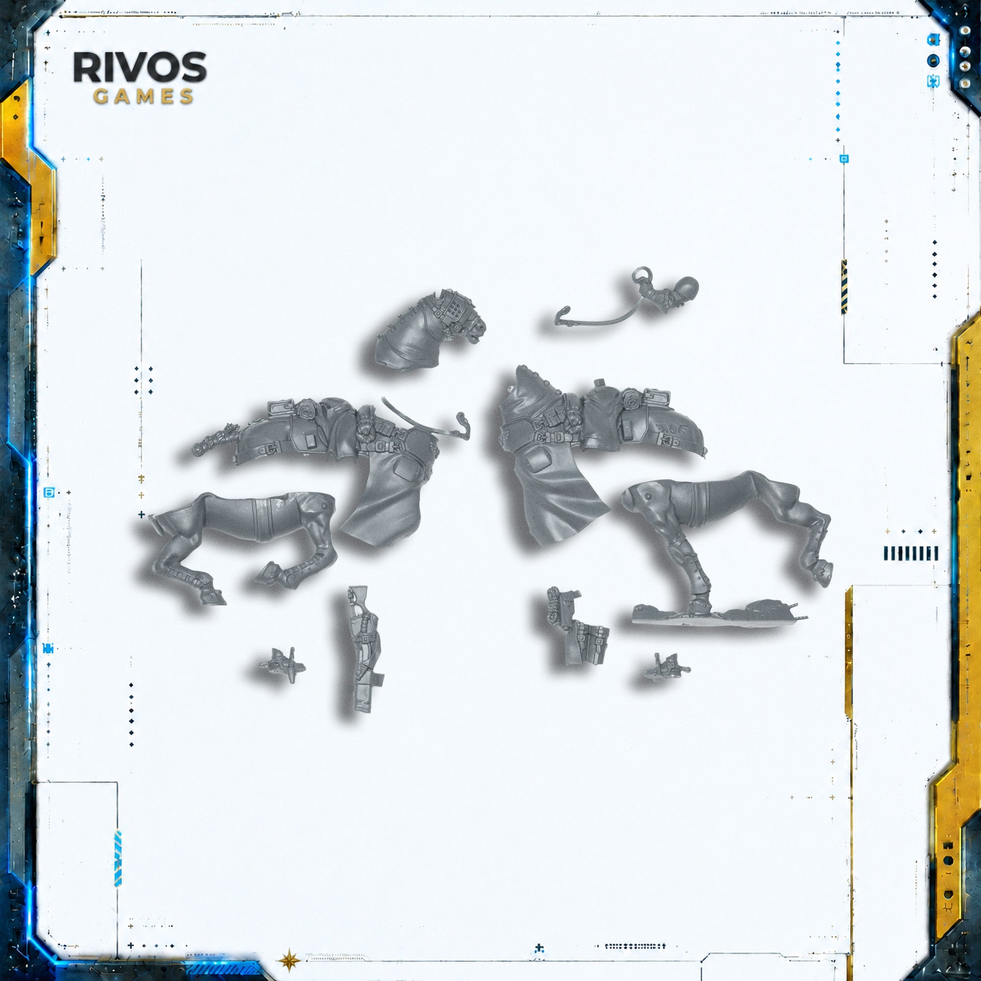Warhammer 40K Astra Militarum Attilan Rough Riders Horse E - Bits (Bitz)