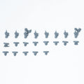 Warhammer 40K Astra Militarum Attilan Rough Riders Heads x 8 Bits Bitz
