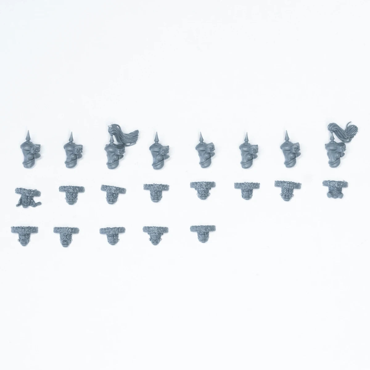 Warhammer 40K Astra Militarum Attilan Rough Riders Heads x 8 Bits Bitz