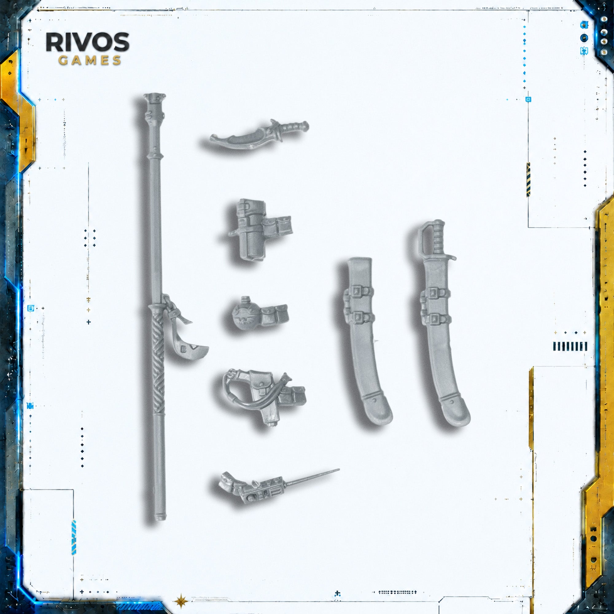 Warhammer 40K Astra Militarum Attilan Rough Riders Accessories - Bits (Bitz)