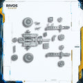 Warhammer 40K Astra Militarum Field Ordnance Battery Platform - Bits (Bitz)