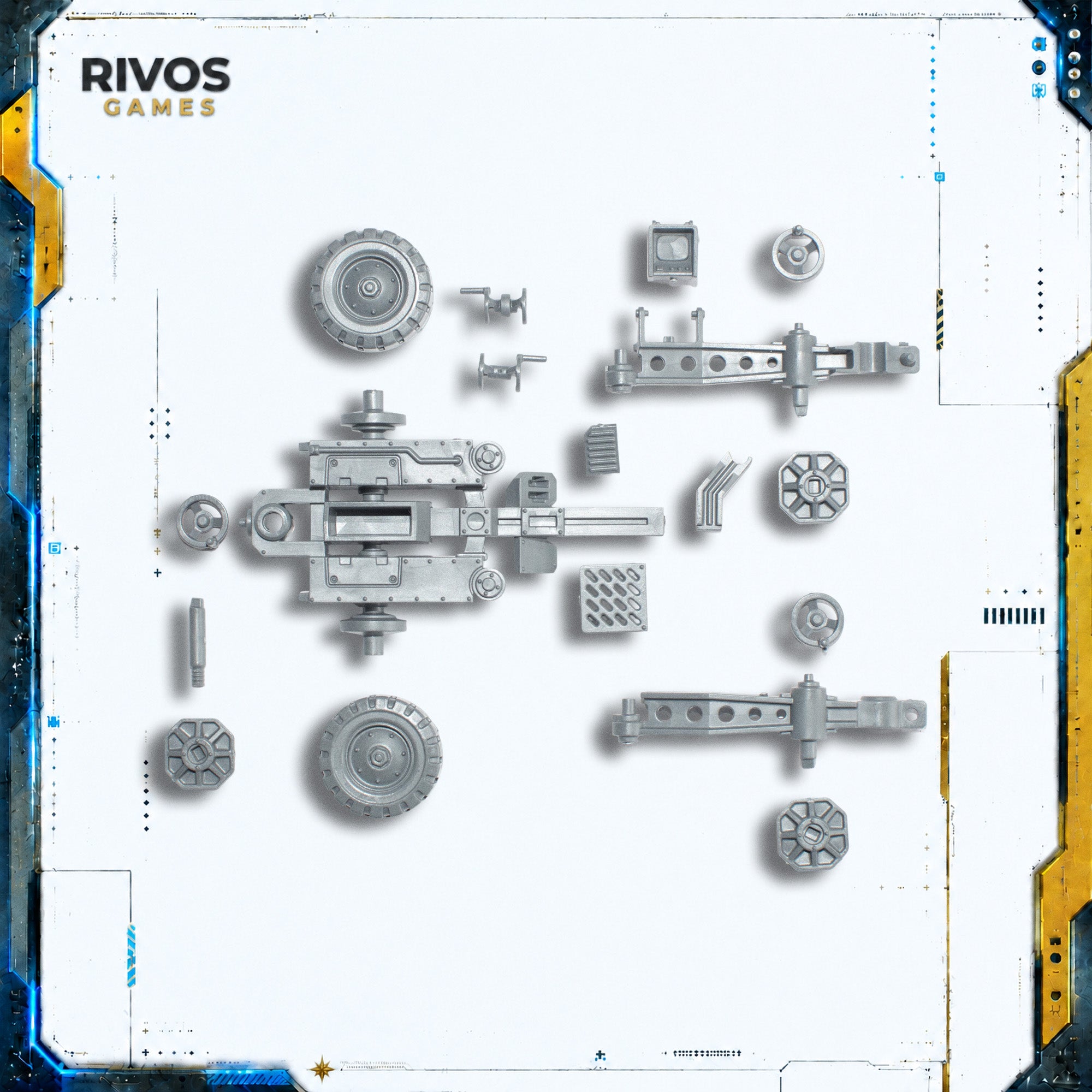 Warhammer 40K Astra Militarum Field Ordnance Battery Platform - Bits (Bitz)