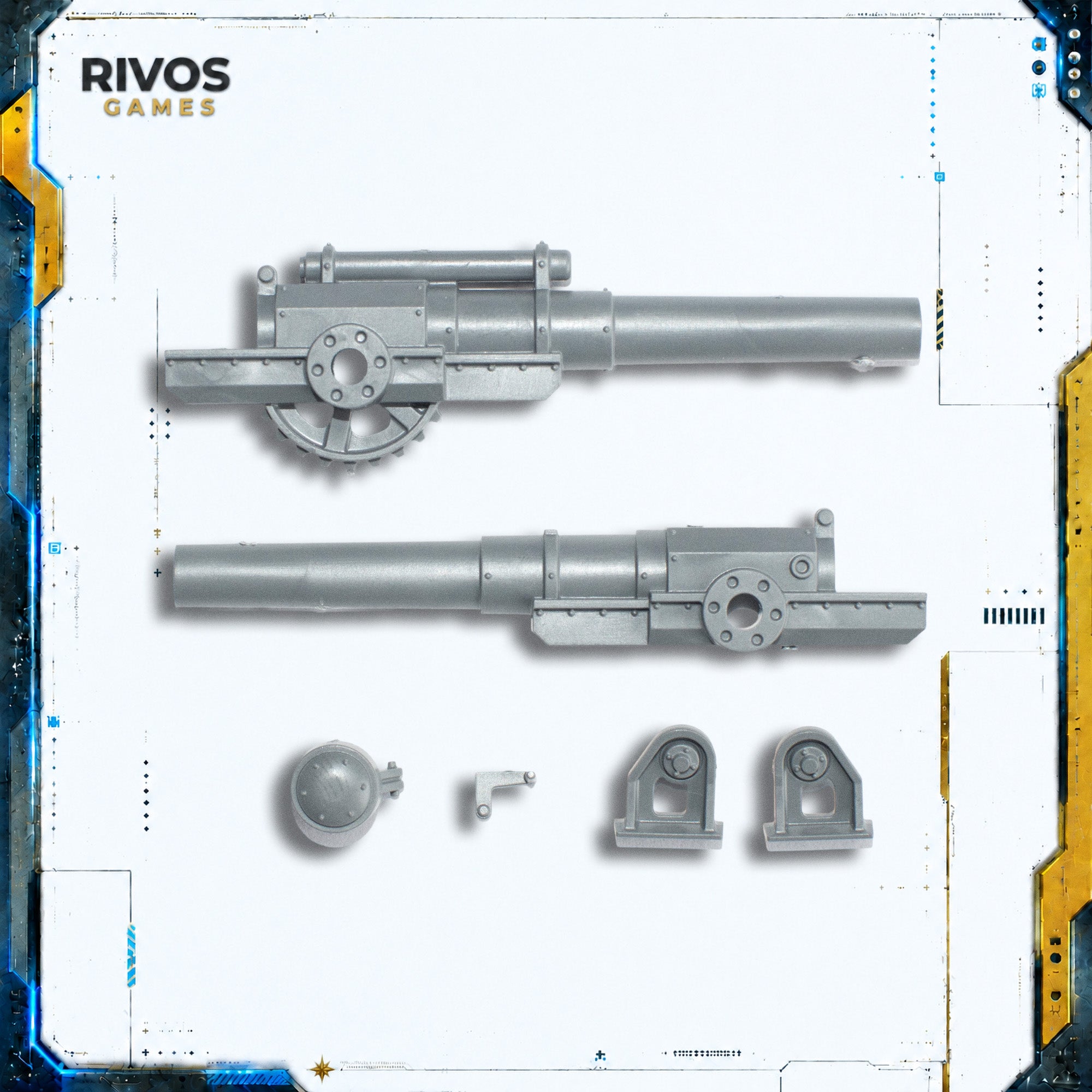 Warhammer 40K Astra Militarum Field Ordnance Battery Bombast Field Gun - Bits (Bitz)