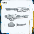 Warhammer 40K Astra Militarum Field Ordnance Battery Heavy Lascannon - Bits (Bitz)