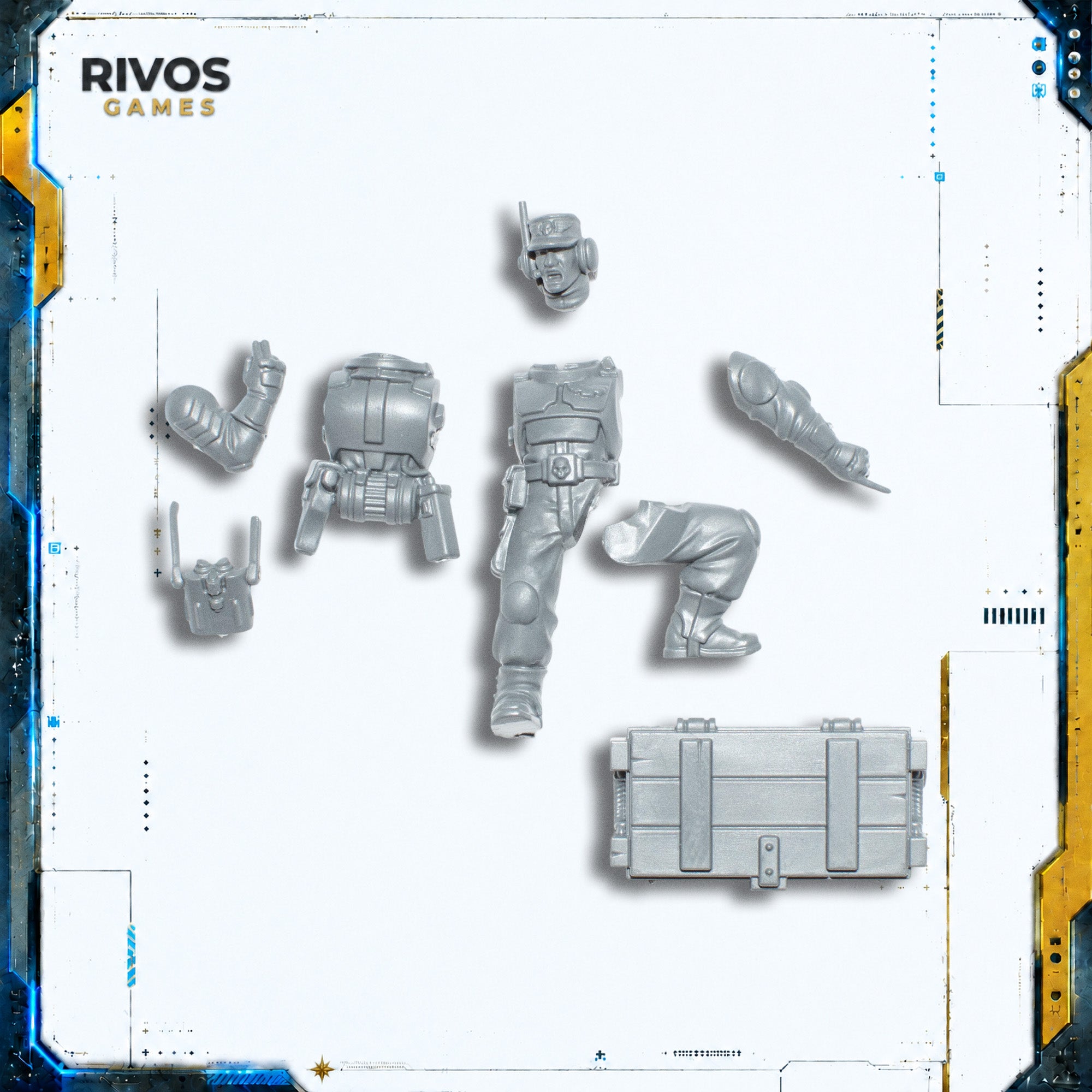 Warhammer 40K Astra Militarum Field Ordnance Battery Sergeant A - Bits (Bitz)