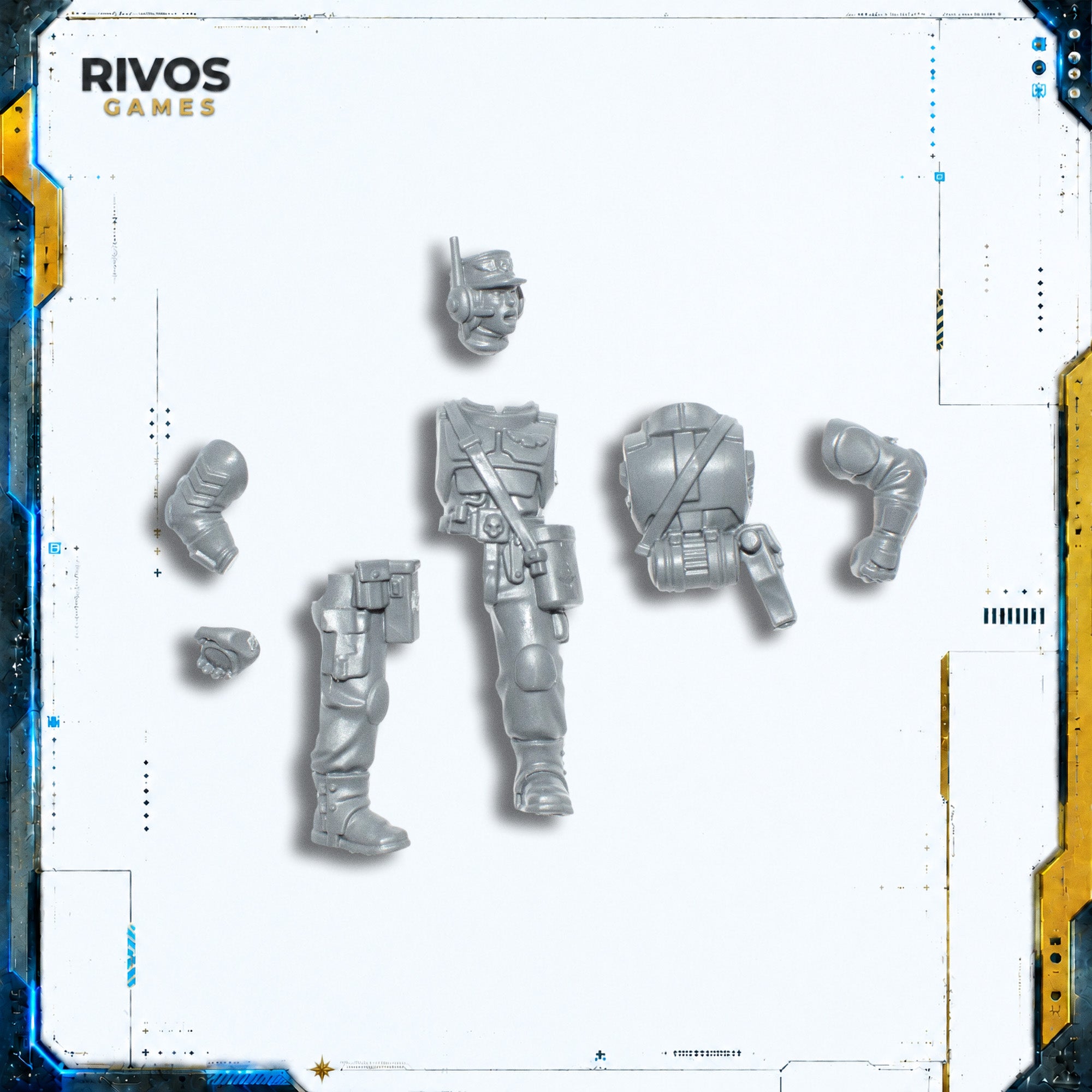 Warhammer 40K Astra Militarum Field Ordnance Battery Sergeant B - Bits (Bitz)