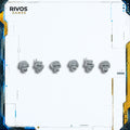Warhammer 40K Astra Militarum Field Ordnance Battery Heads x 6 - Bits (Bitz)