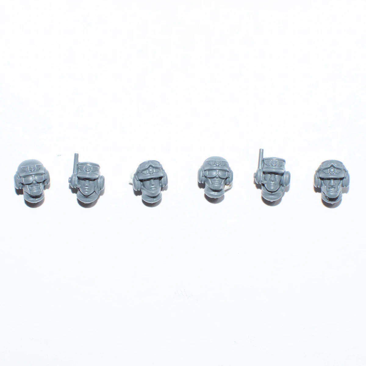 Warhammer 40K Astra Militarum Field Ordnance Battery Heads x 6 Bits Bitz