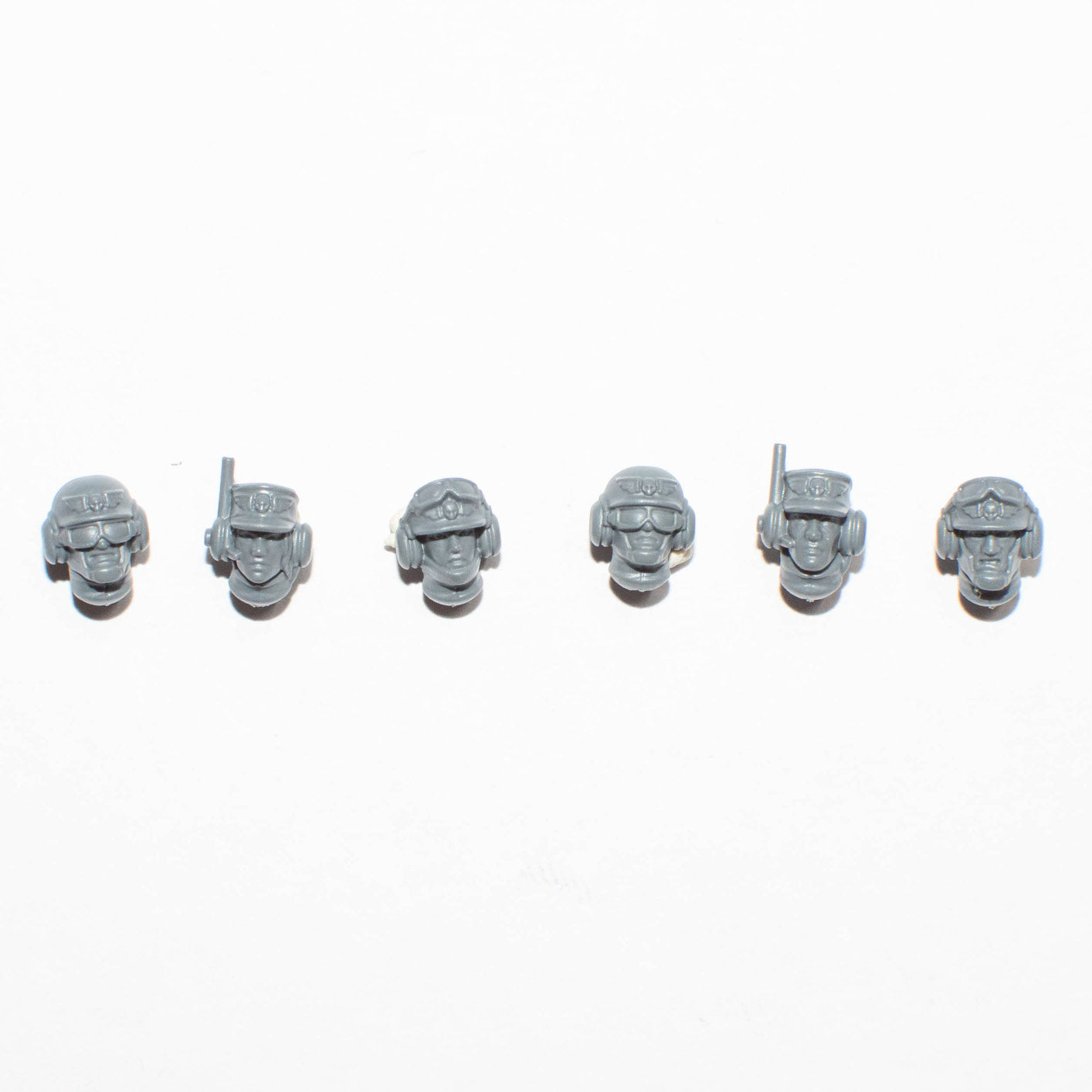 Astra Militarum Field Ordnance Battery Heads x 6 - Astra Militarum - Kitbash Bit