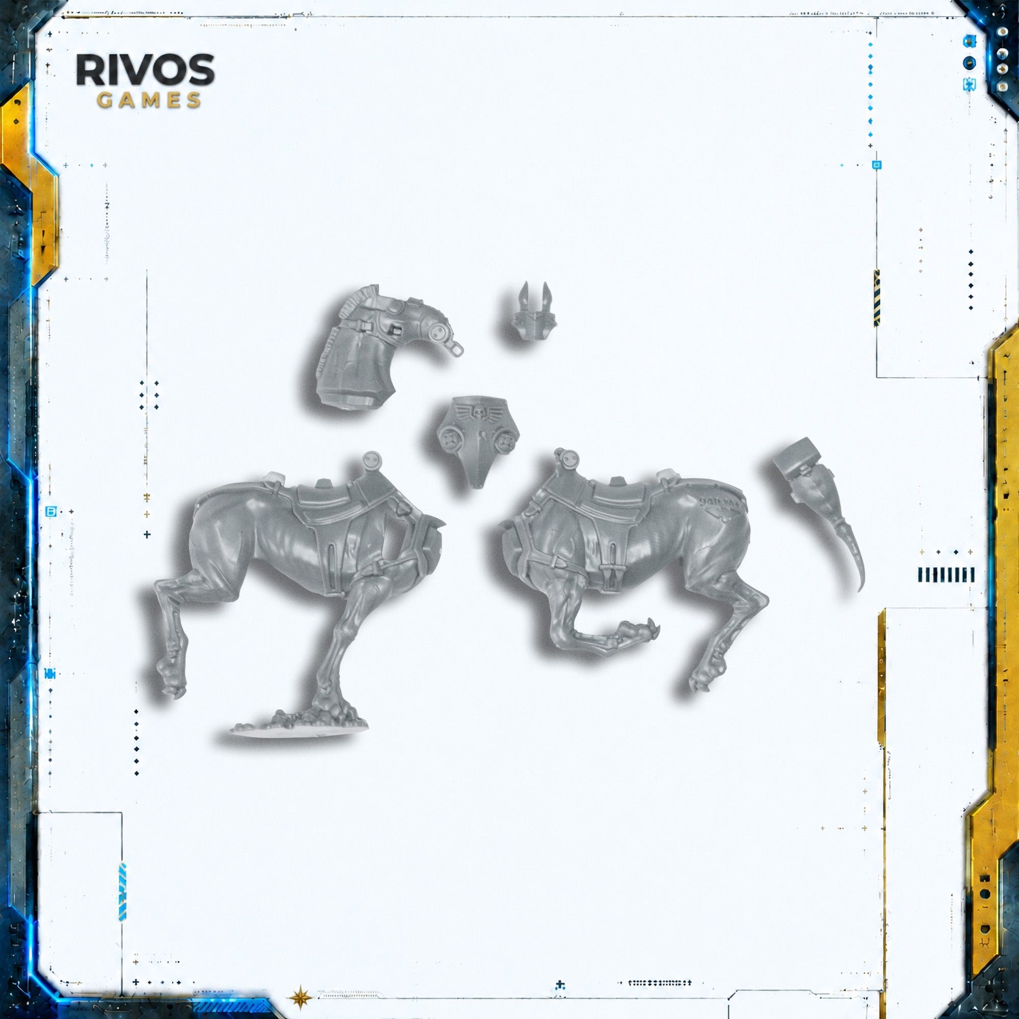 Warhammer 40K Death Korps of Krieg Death Riders Krieg Steed B - Bits (Bitz)