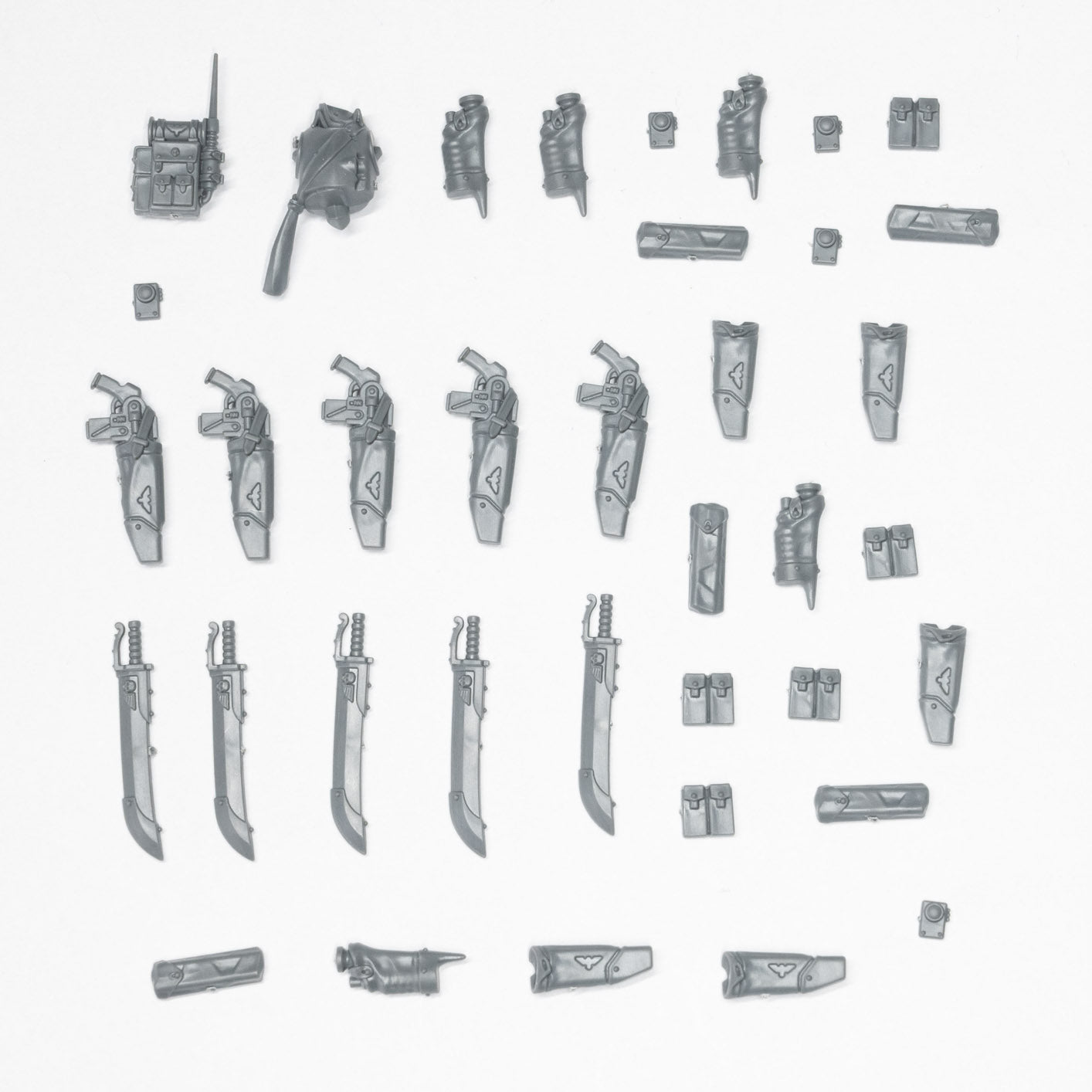 Death Korps of Krieg Death Riders Accessories - Astra Militarum - Authentic Sprue