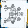 Warhammer 40K Death Korps of Krieg Artillery Team Platform - Bits (Bitz)