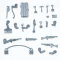 Warhammer 40K Death Korps of Krieg Artillery Team Accessories Bits Bitz