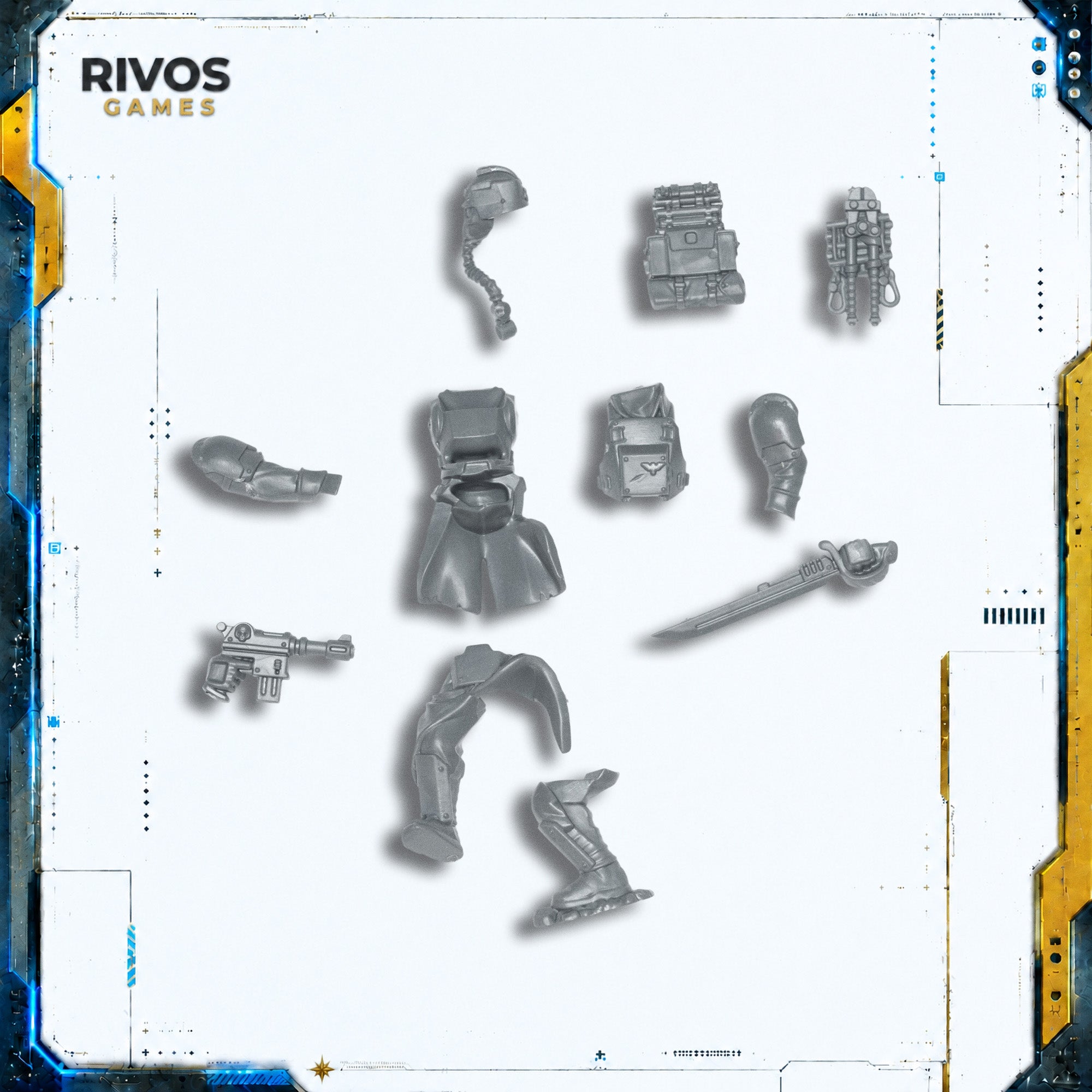 Warhammer 40K Death Korps of Krieg Combat Engineers Watchmaster - Bits (Bitz)