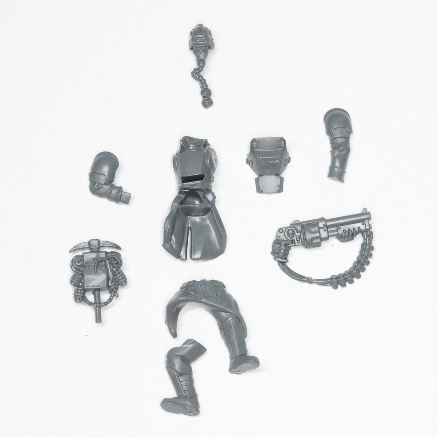 Death Korps of Krieg Combat Engineers Engineer B - Astra Militarum - Authentic Sprue