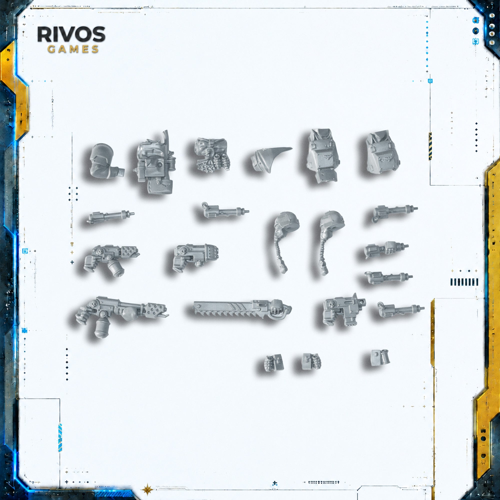 Warhammer 40K Death Korps of Krieg Combat Engineers Accessories - Bits (Bitz)