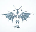 Warhammer 40K Adeptus Mechanicus Pteraxii Backpack and Wings A Bits Bitz