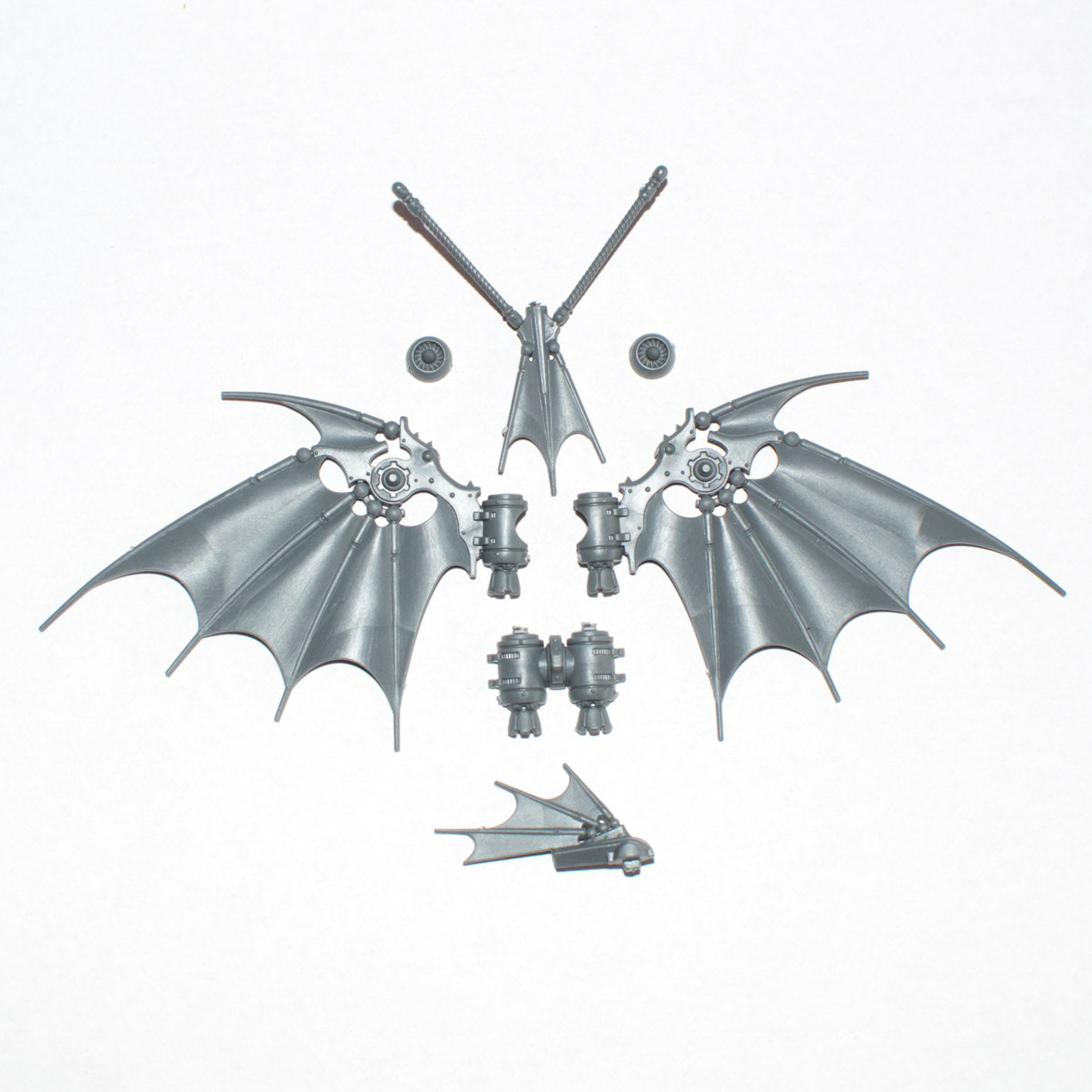 Adeptus Mechanicus Pteraxii Backpack and Wings C - Warhammer - Authentic Sprue