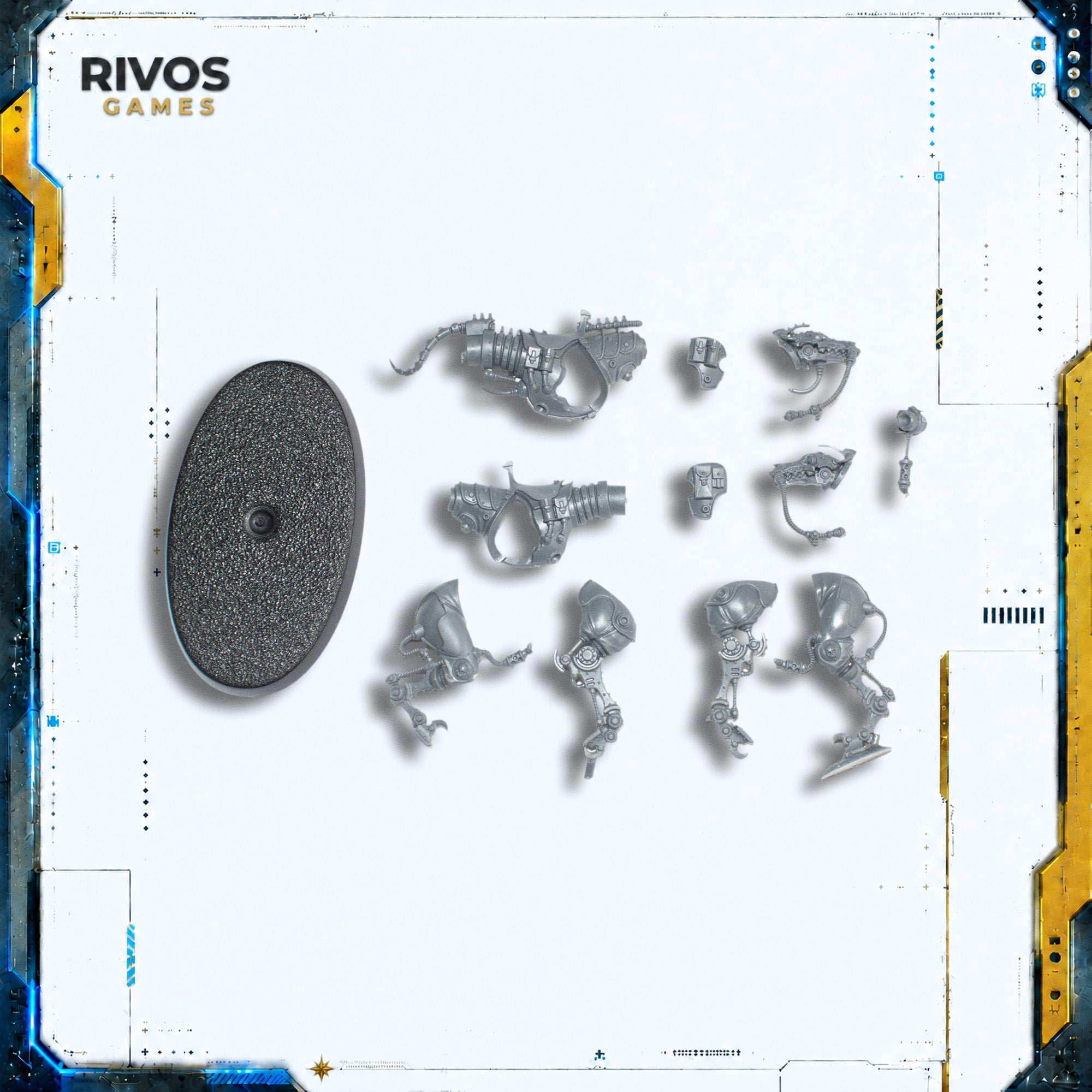 Warhammer 40K Adeptus Mechanicus Serberys Raiders Quadrupedal Construct B - Bits (Bitz)