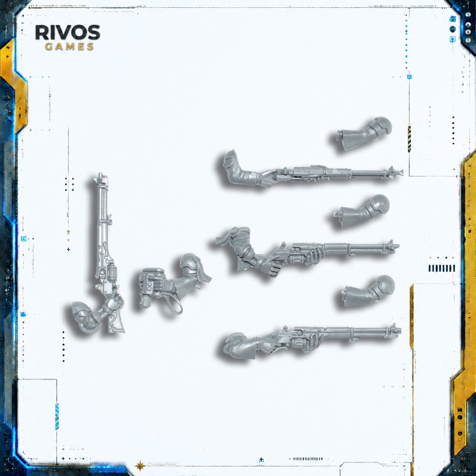 Warhammer 40K Adeptus Mechanicus Serberys Raiders Galvanic Carbine x 4 - Bits (Bitz)