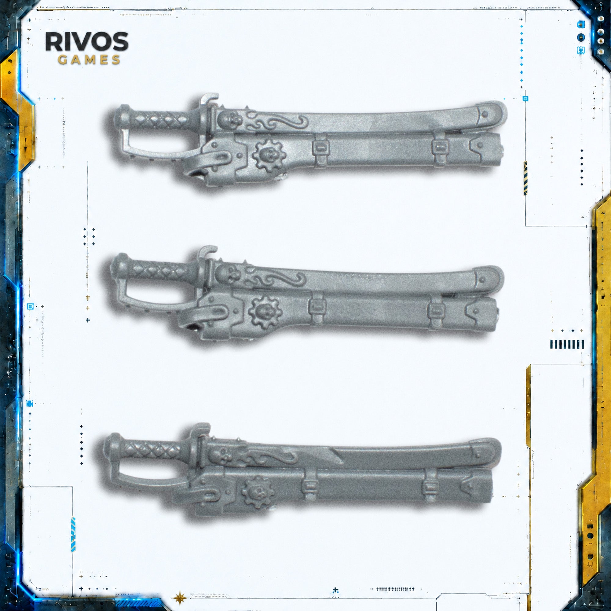 Warhammer 40K Adeptus Mechanicus Serberys Raiders Cavalry Sabre x 3 - Bits (Bitz)]