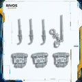 Warhammer 40K Adeptus Mechanicus Serberys Raiders Backpacks x 3 - Bits (Bitz)
