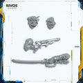 Warhammer 40K Adeptus Mechanicus Serberys Raiders Alpha Heads and Weapons - Bits (Bitz)