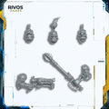 Warhammer 40K Adeptus Mechanicus Serberys Sulphurhounds Alpha Accessories - Bits (Bitz)