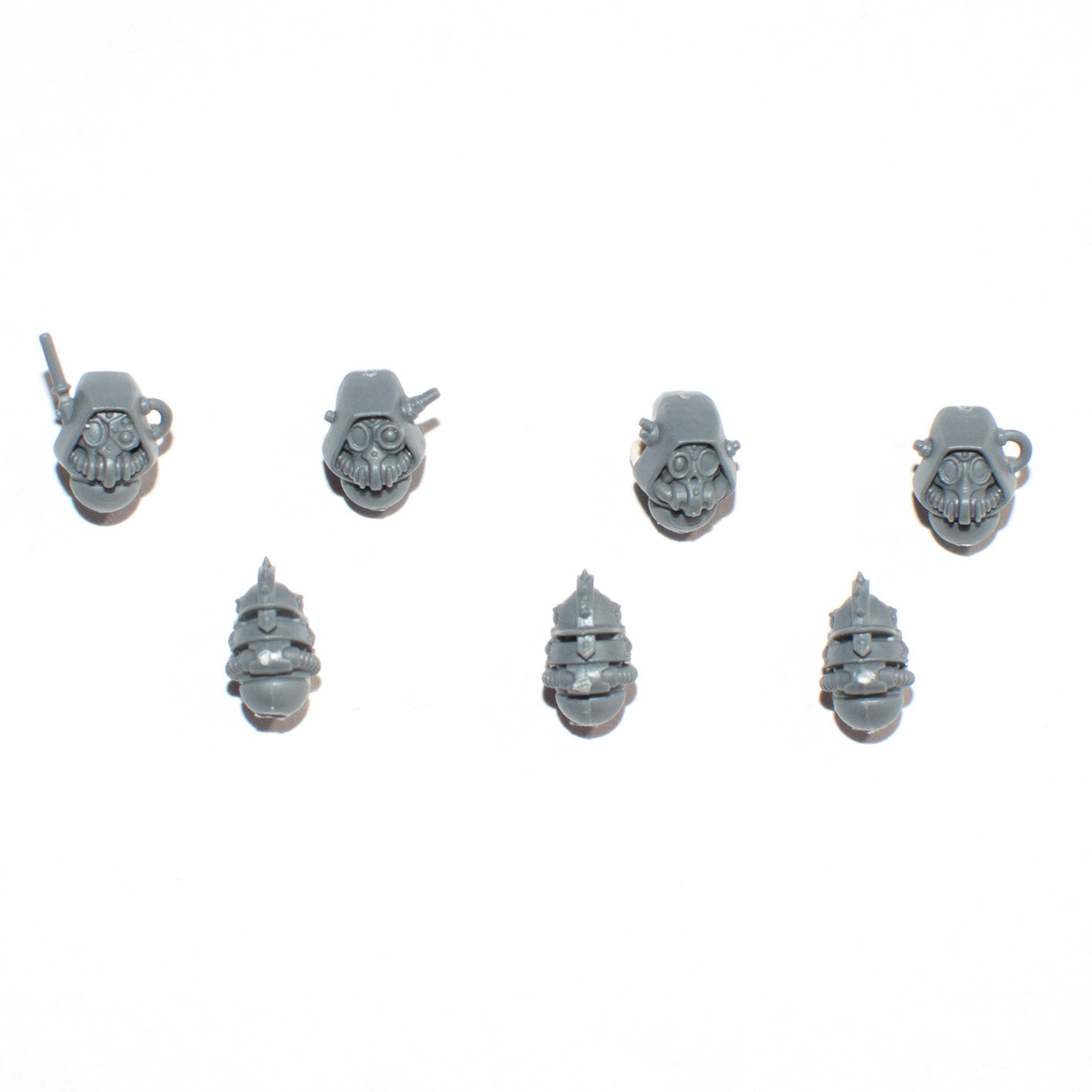 Adeptus Mechanicus Serberys Raiders/Sulphurhounds Heads x 7 - Warhammer - Conversion Part