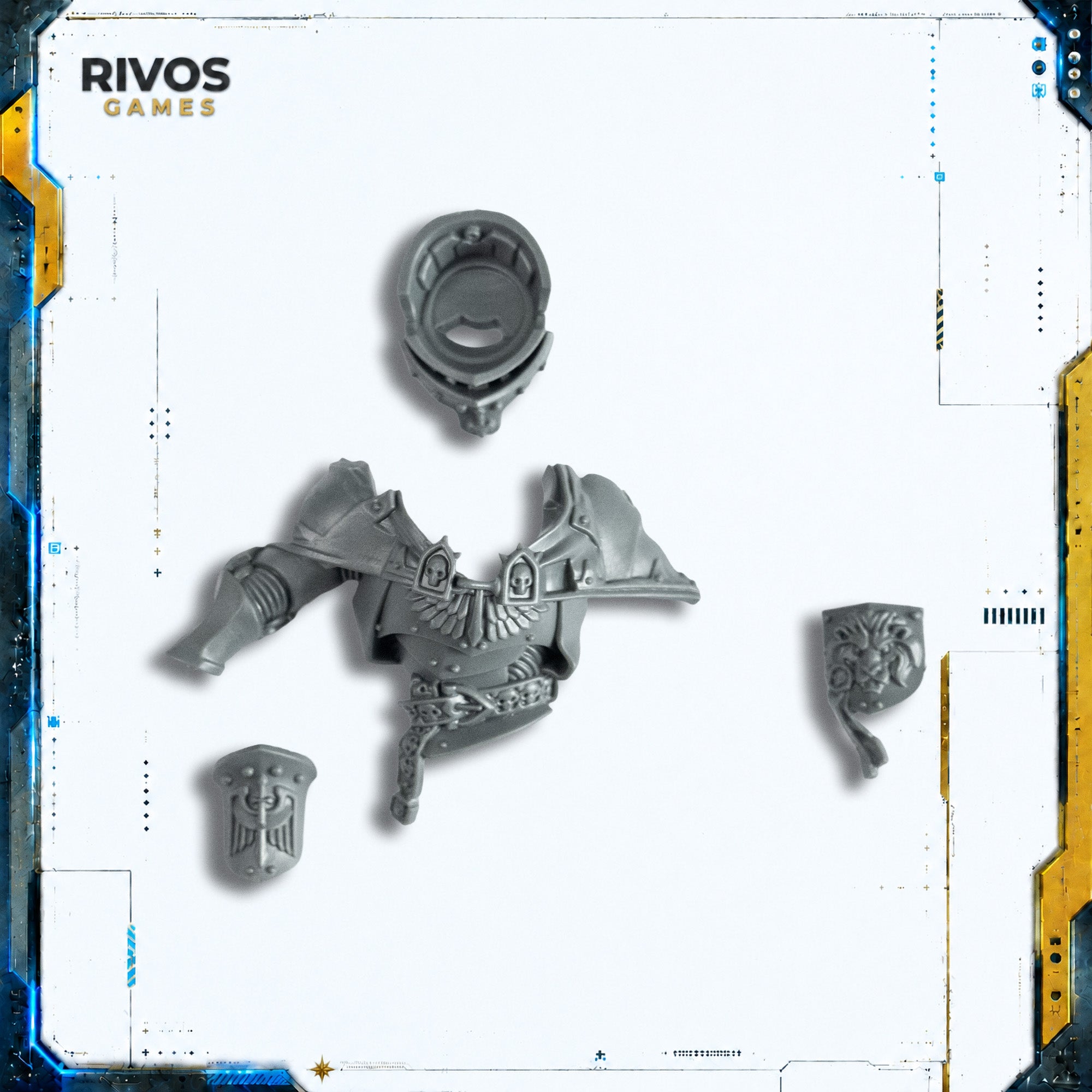 Warhammer 40K Dark Angels Lion El'Jonson Torso Armour - Bits (Bitz)