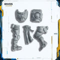 Warhammer 40K Black Templars Crusader Squad Neophyte Legs and Torso A - Bits (Bitz)