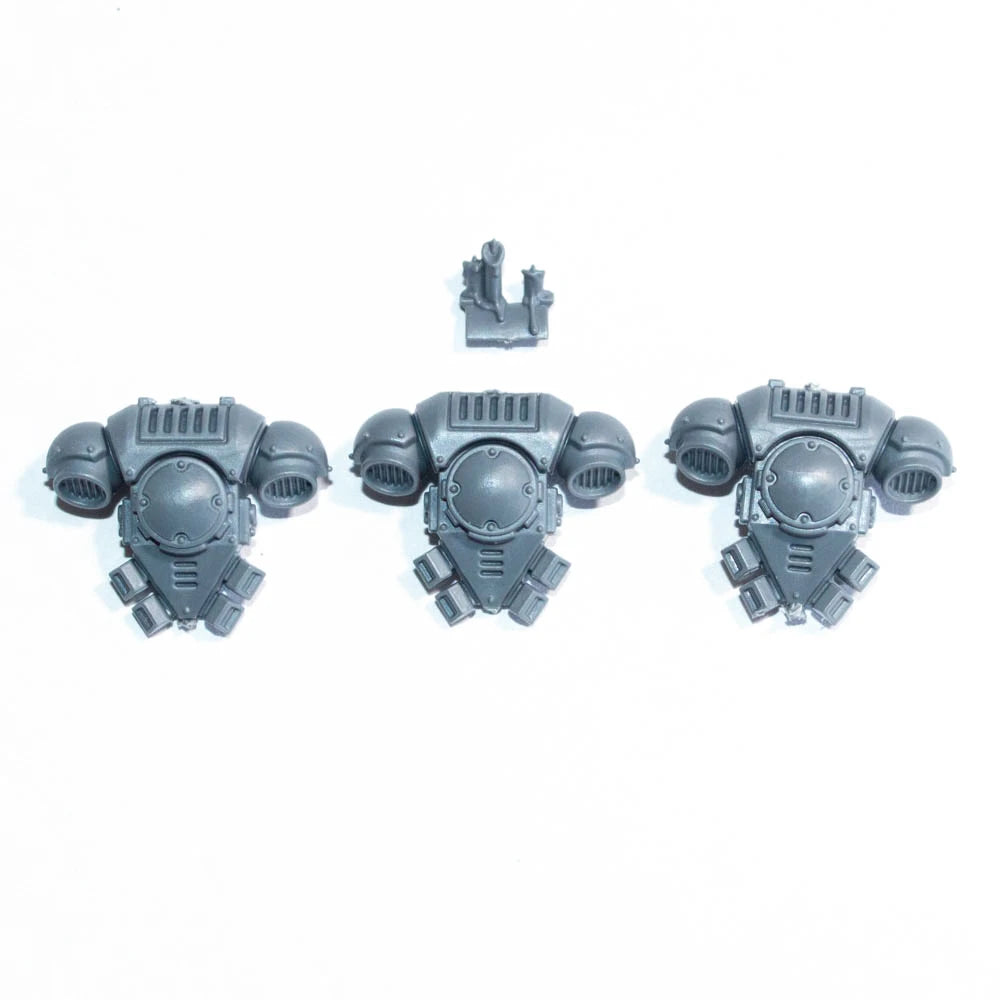 Warhammer 40K Black Templars Crusader Squad Back Packs x 3 Bits Bitz