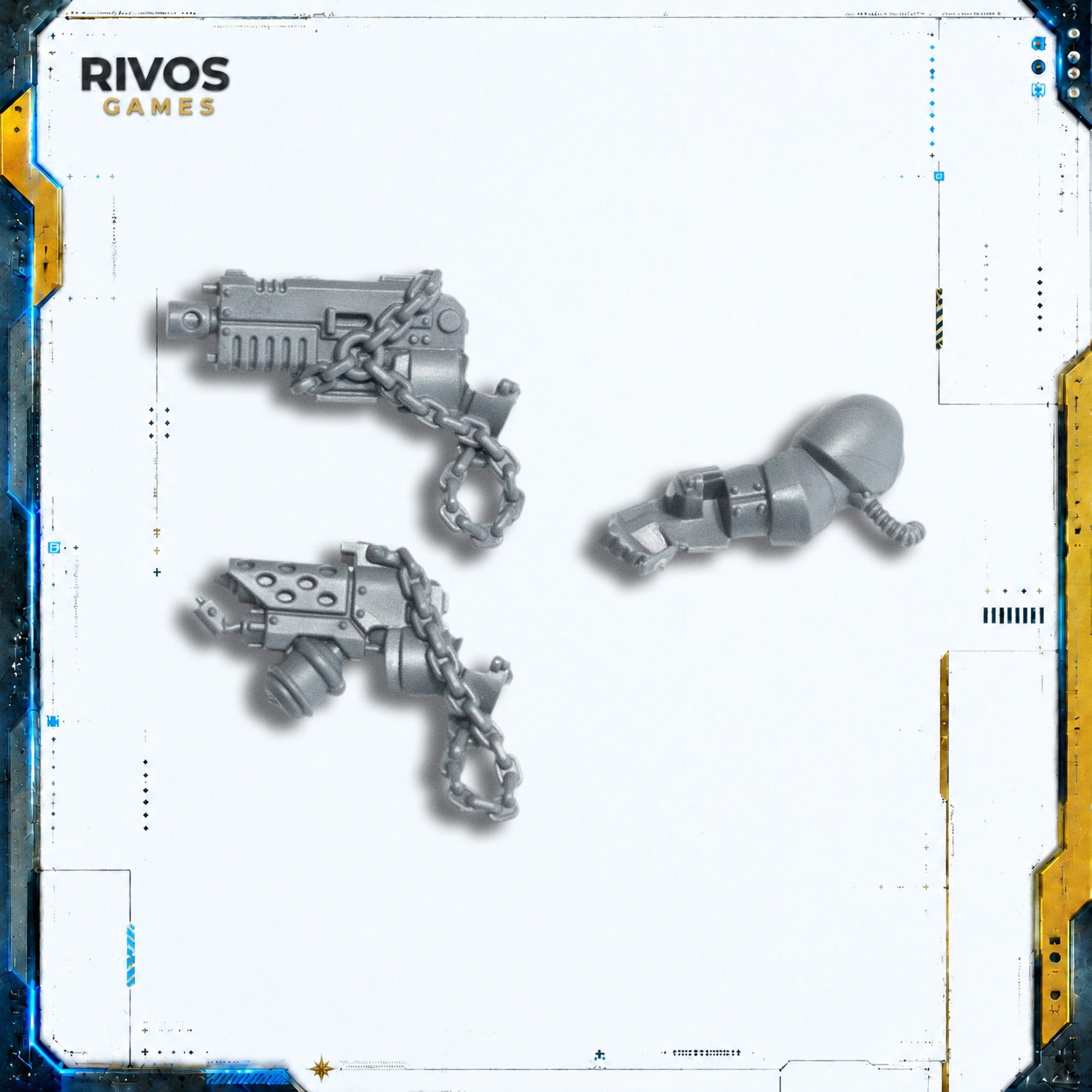 Warhammer 40K Black Templars Crusader Squad Heavy Bolt Pistol/Pyre Pistol - Bits (Bitz)