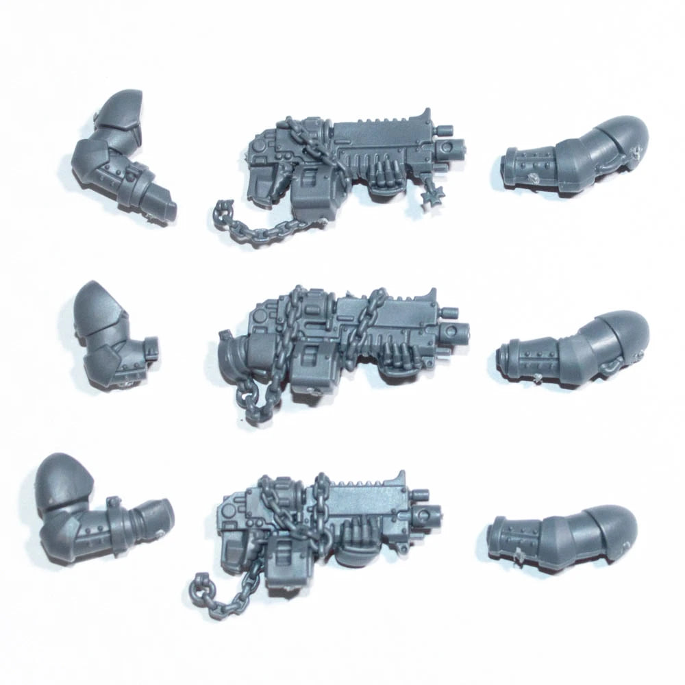 Warhammer 40K Black Templars Crusader Squad Auto Bolt Rifle x 3 Bits Bitz