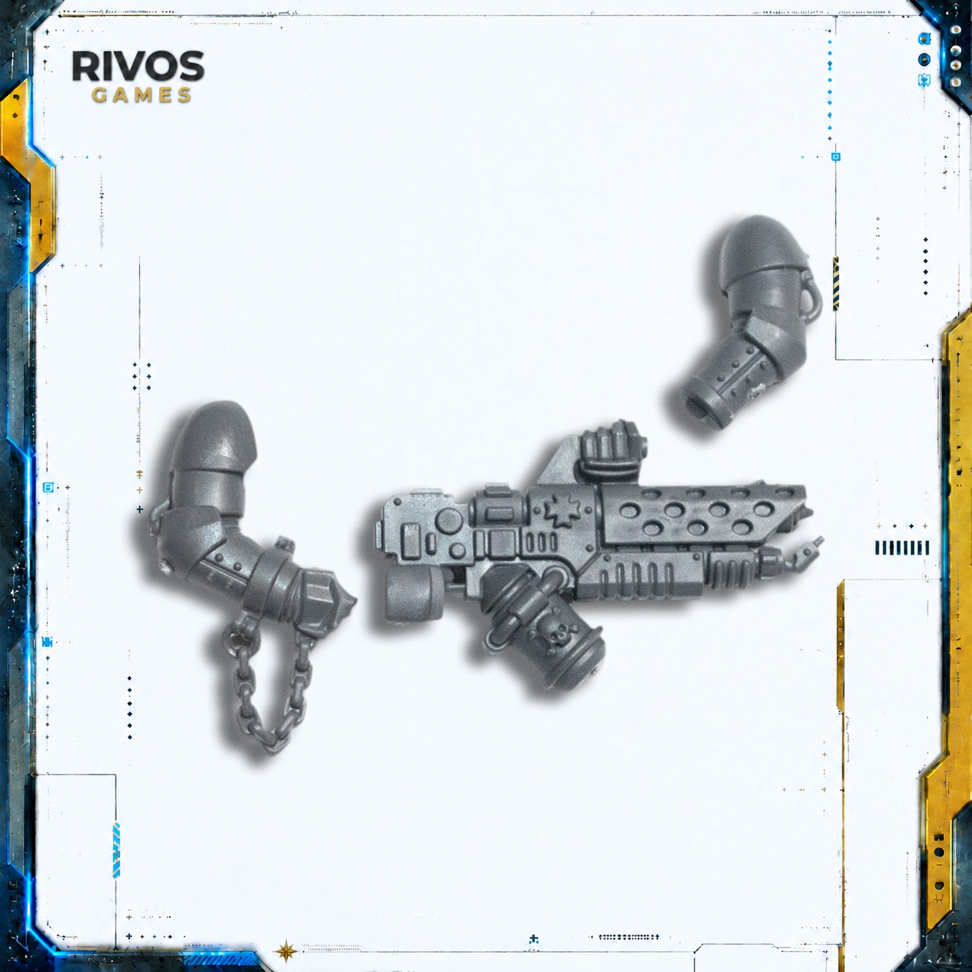 Warhammer 40K Black Templars Crusader Squad Pyreblaster - Bits (Bitz)