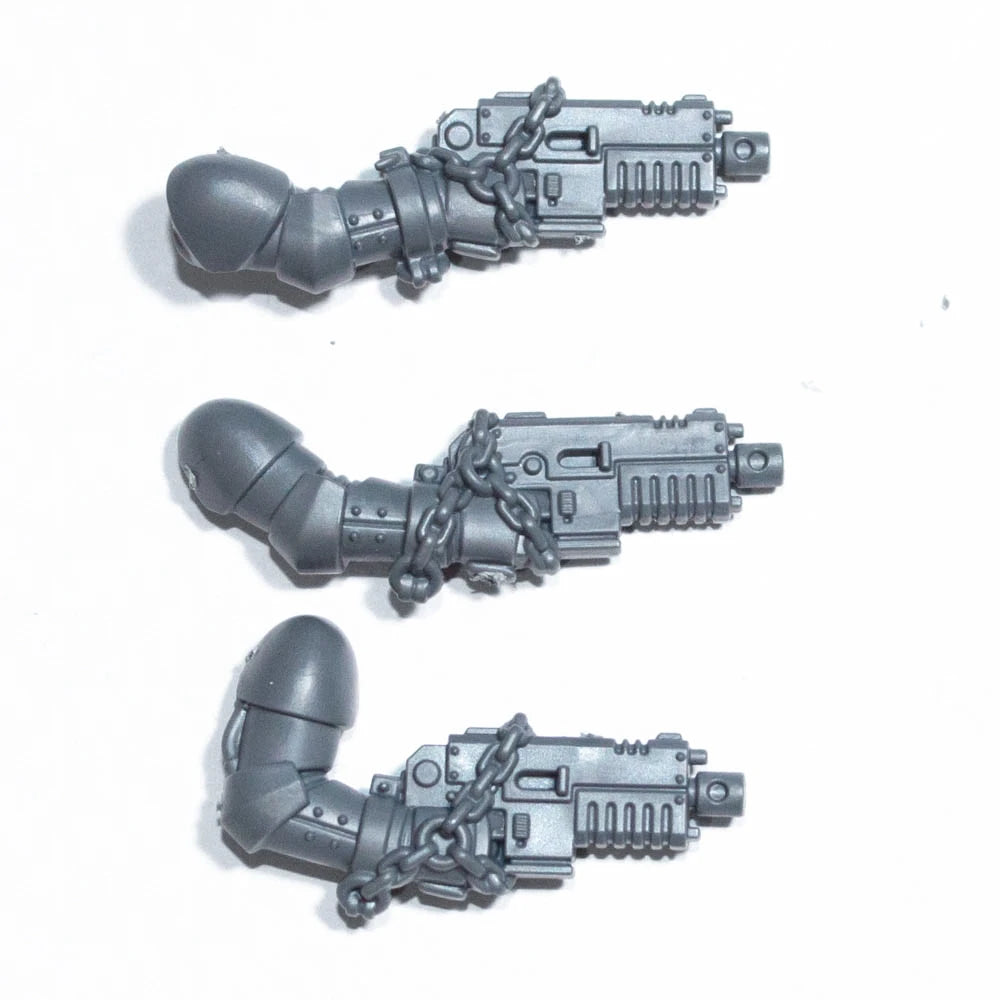 Warhammer 40K Black Templars Crusader Squad Heavy Bolt Pistol x 3 Bits Bitz
