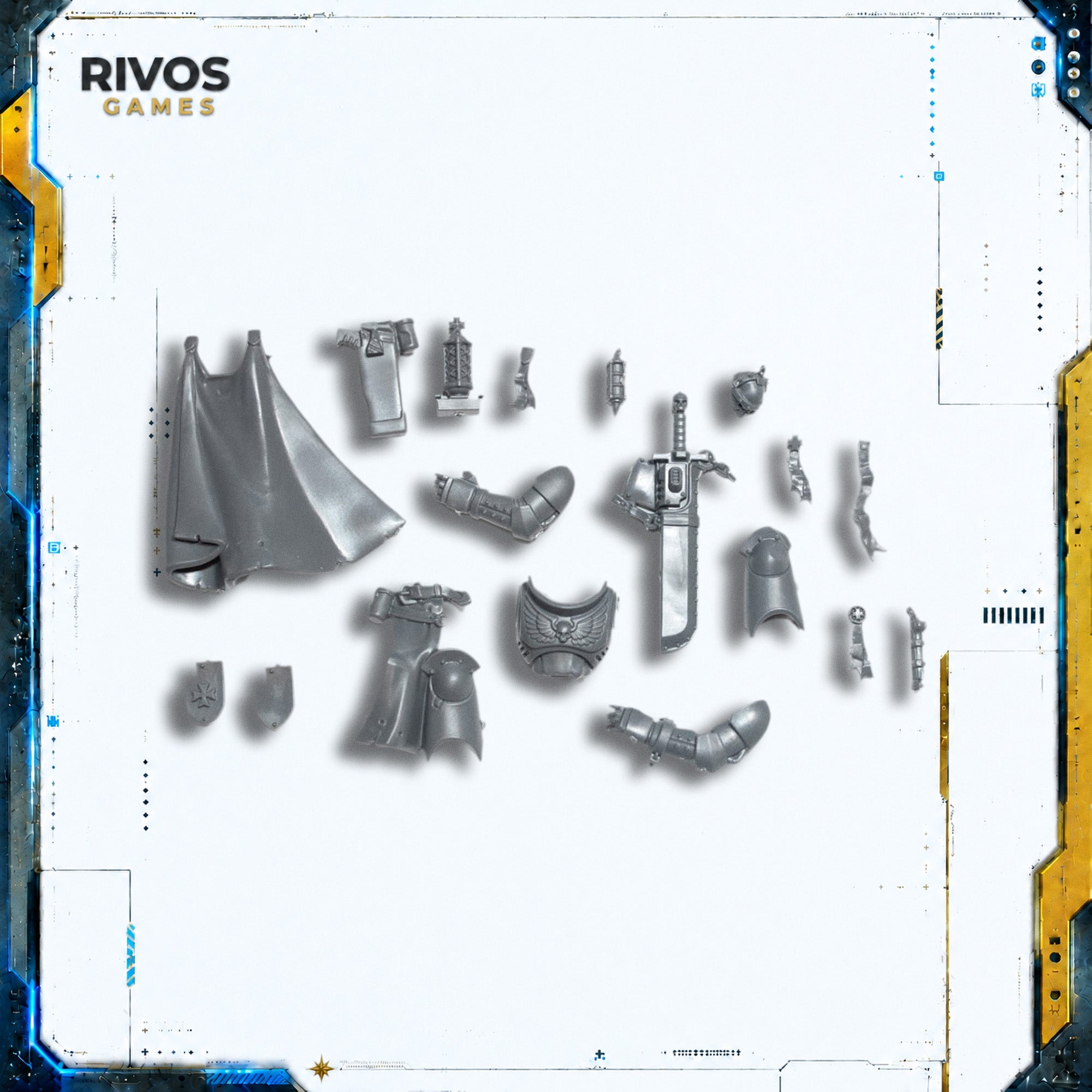 Warhammer 40K Black Templars Crusader Squad Accessories - Bits (Bitz)