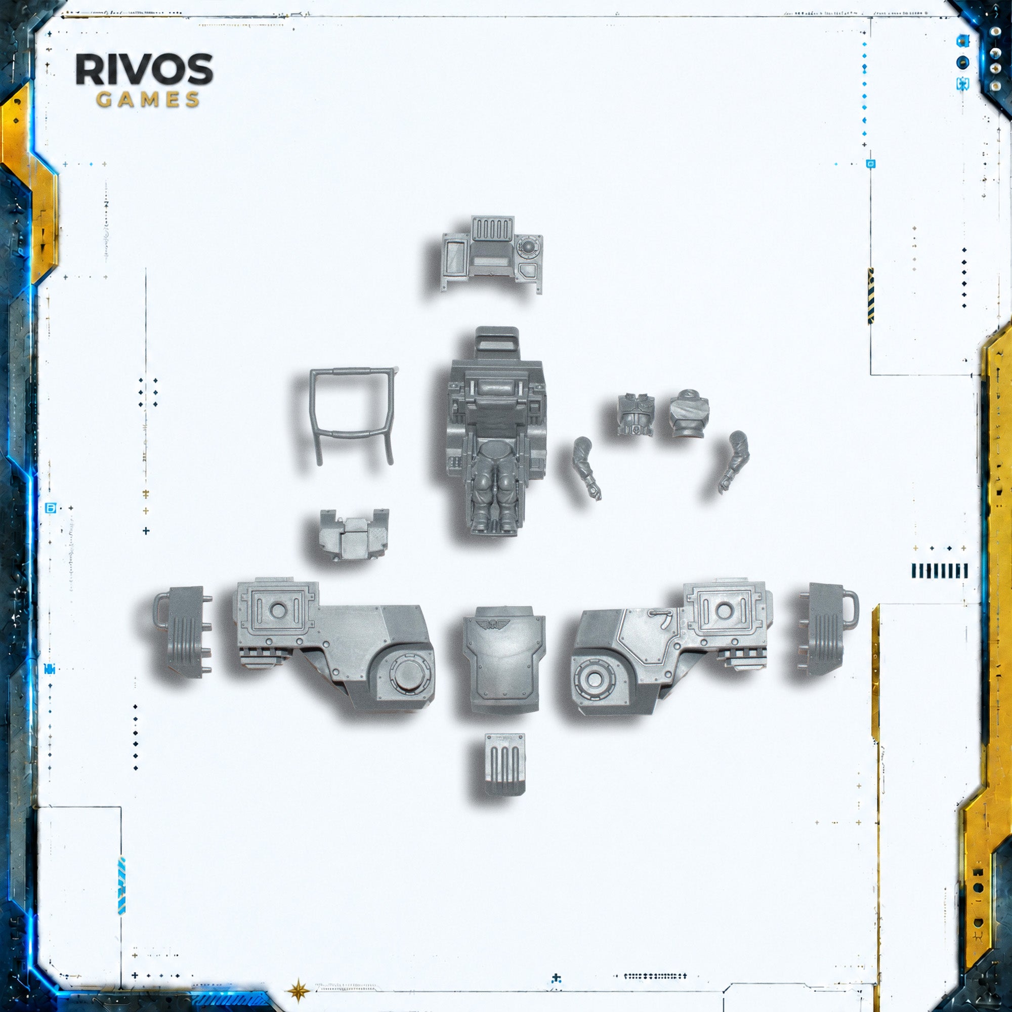 Warhammer 40K Astra Militarum Armoured Sentinel Upper Torso - Bits (Bitz)