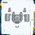 Warhammer 40K Astra Militarum Armoured Sentinel Exhausts - Bits (Bitz)