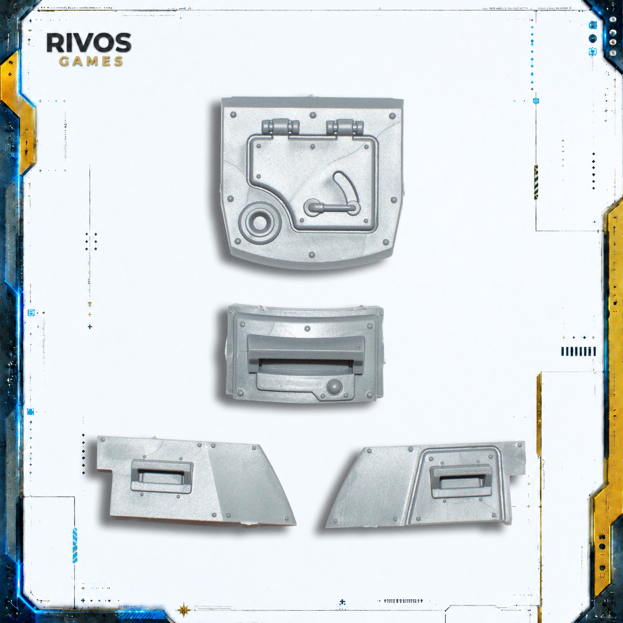 Warhammer 40K Astra Militarum Armoured Sentinel Armour Panels - Bits (Bitz)