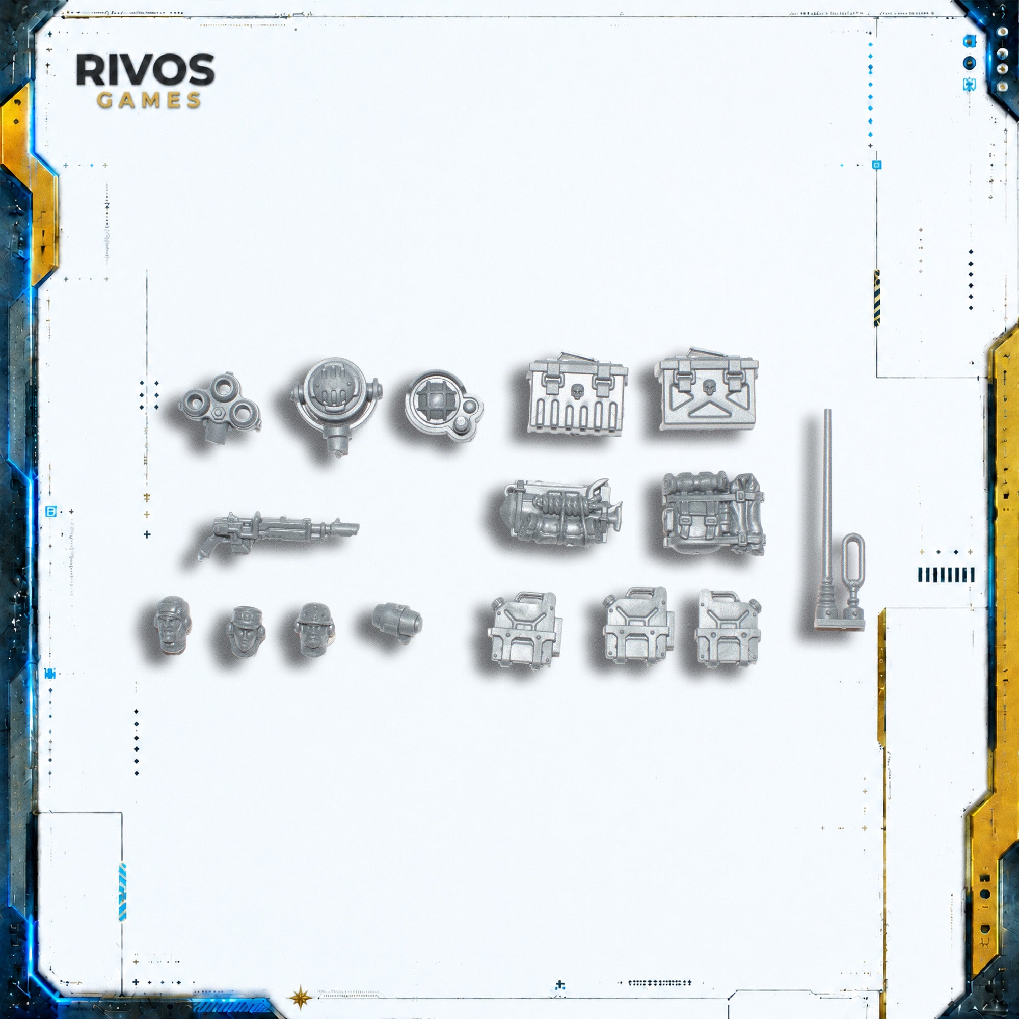 Warhammer 40K Astra Militarum Armoured Sentinel Accessories - Bits (Bitz)