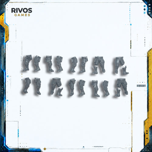 Horus Heresy Solar Auxilia Lasrifle Section Legs x 10 Bits Bitz
