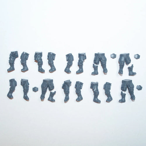 Horus Heresy Solar Auxilia Lasrifle Section Legs x 10 Bits Bitz
