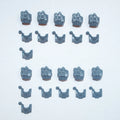 Horus Heresy Solar Auxilia Lasrifle Section Torso x 10 Bits Bitz