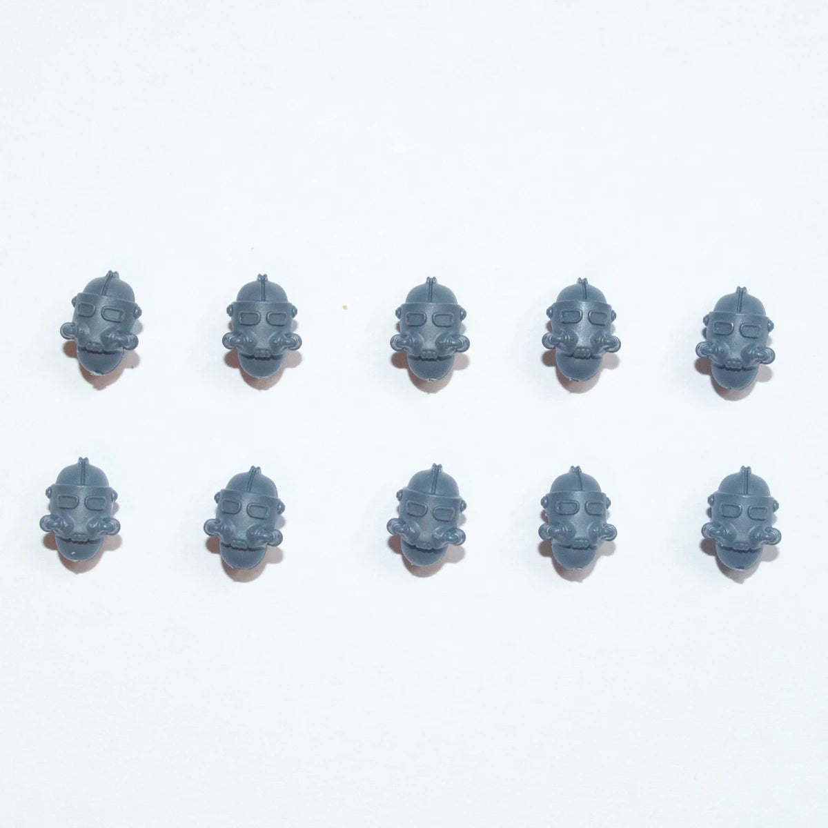Horus Heresy Solar Auxilia Lasrifle Section Heads x 10 Bits Bitz