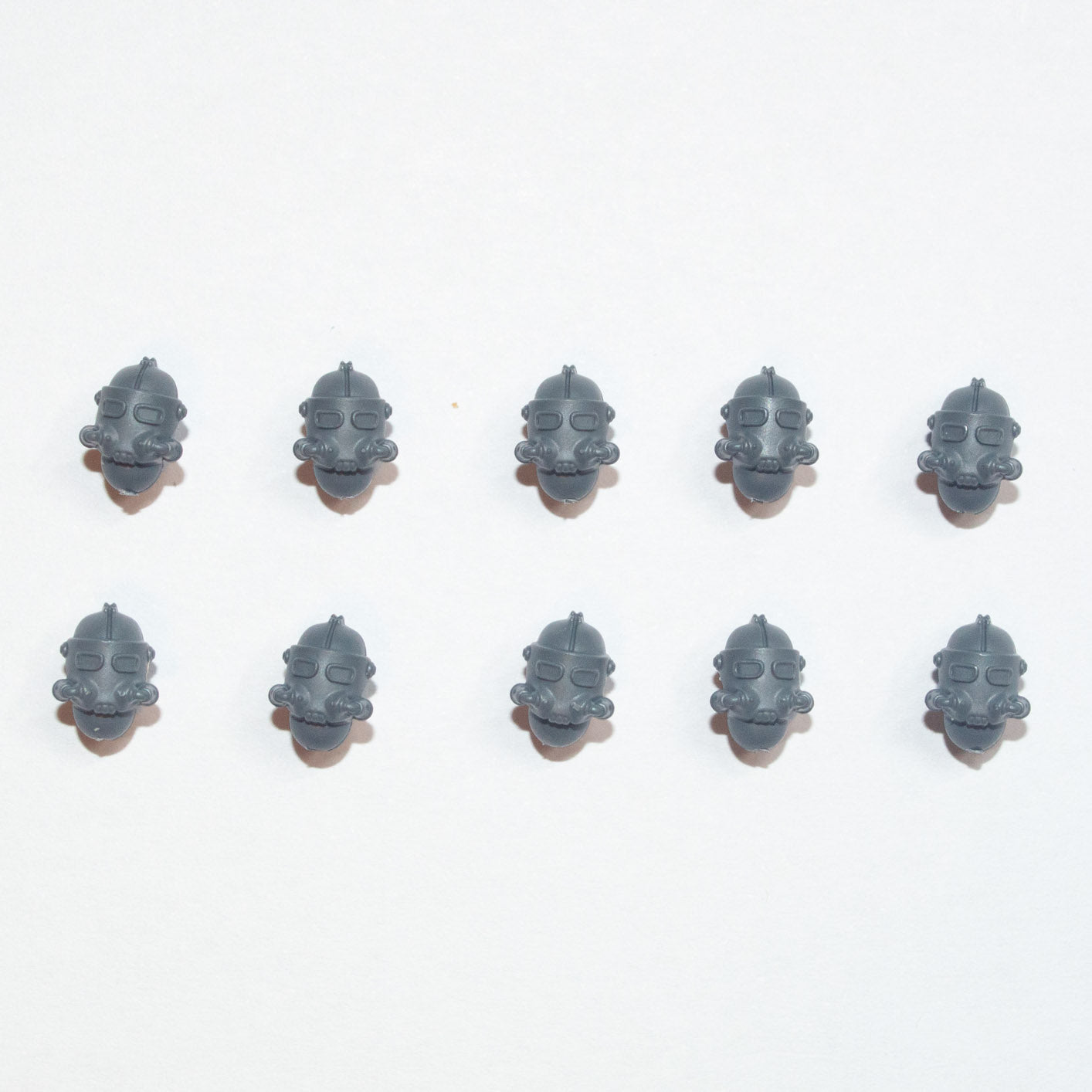 Horus Heresy Solar Auxilia Lasrifle Section Heads x 10 - Warhammer - Conversion Part