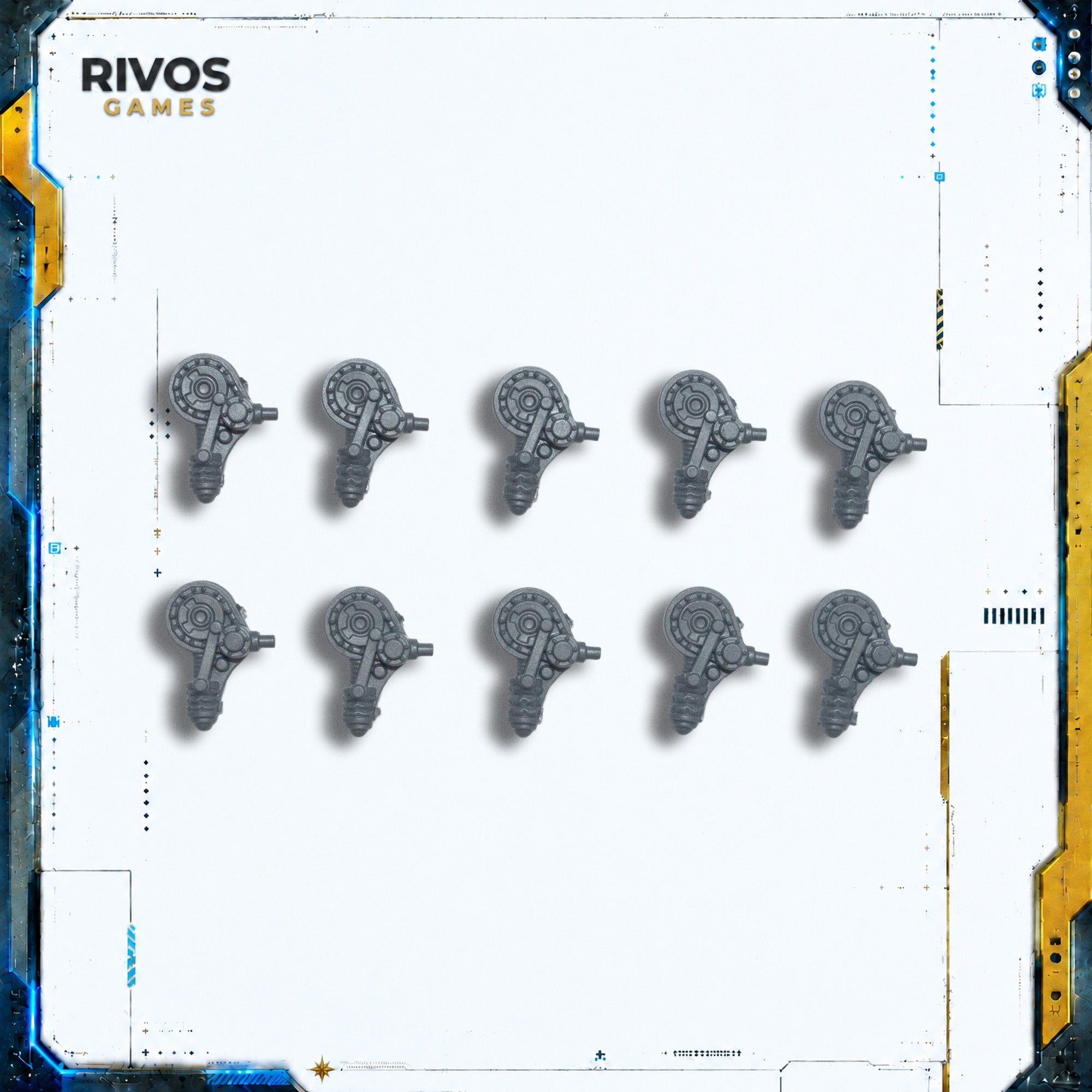 Horus Heresy Solar Auxilia Lasrifle Section Backpacks x 10 - Bits (Bitz)
